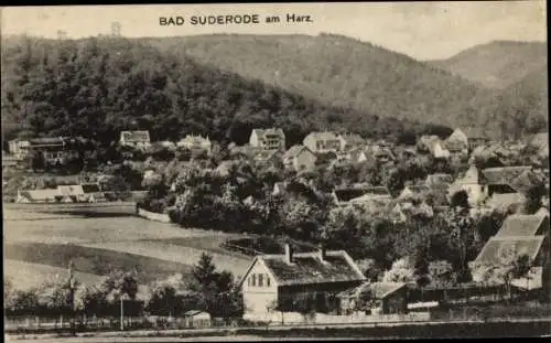 Ak Bad Suderode Quedlinburg im Harz, Panorama