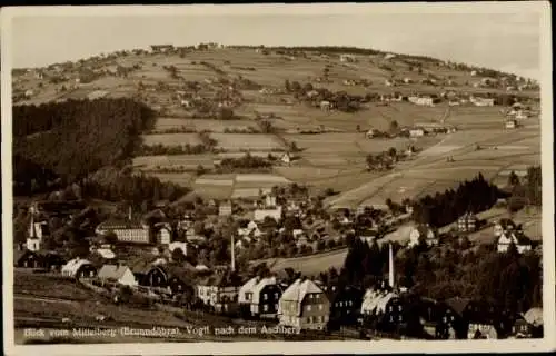 Ak Aschberg Klingenthal im Vogtland Sachsen, Blick vom Mittelberg