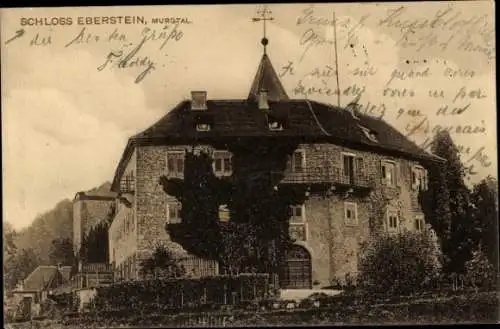 Ak Gernsbach im Schwarzwald, Schloss Eberstein