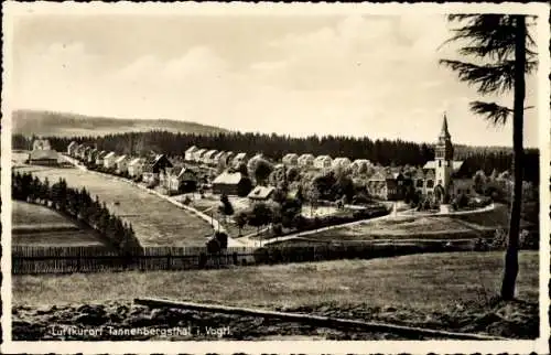 Ak Tannenbergsthal im Vogtland, Gesamtansicht