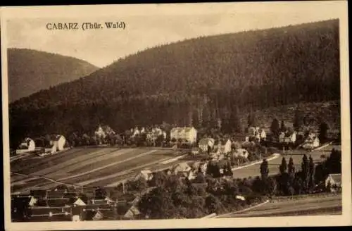 Ak Cabarz Tabarz im Thüringer Wald, Panorama