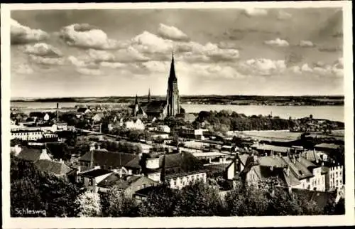 Ak Schleswig an der Schlei, Gesamtansicht der Stadt