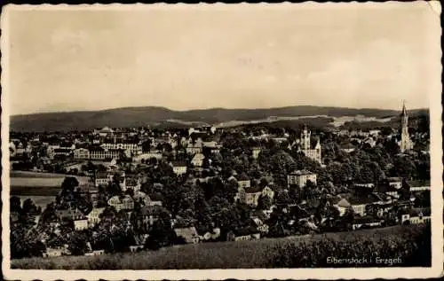 Ak Eibenstock im Erzgebirge Sachsen, Panorama