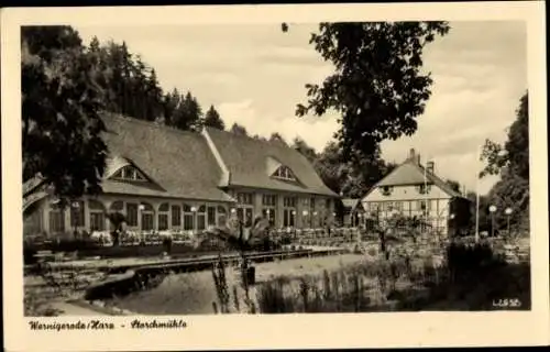 Ak Wernigerode am Harz, Storchmühle