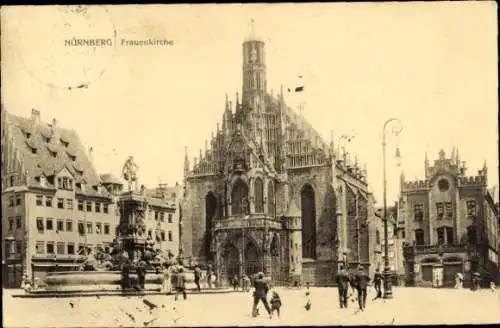 Ak Nürnberg in Mittelfranken, Frauenkirche