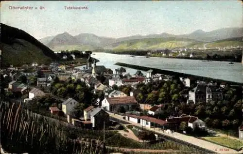 Ak Oberwinter Remagen am Rhein, Totalansicht