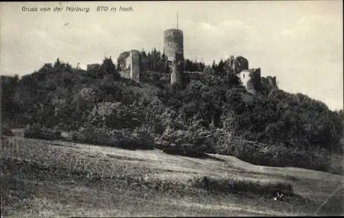 Ak Nürburg in der Eifel, Ruine Nürburg