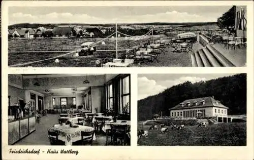 Ak Friedrichsdorf Hofgeismar in Nordhessen, Haus Wattberg, Panorama