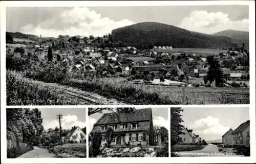 Ak Elben Naumburg in Hessen, Blick auf den Ort, Erholungsheim, Gemischtwarenhandlung, Elberberg