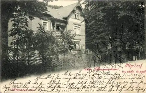 Ak Kipsdorf Altenberg im Erzgebirge, Villa Marianensheim