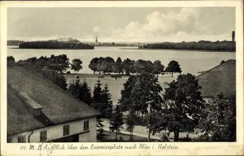 Ak Plön am See Holstein, III. Marine Lehrabteilung, Exerzierplatz