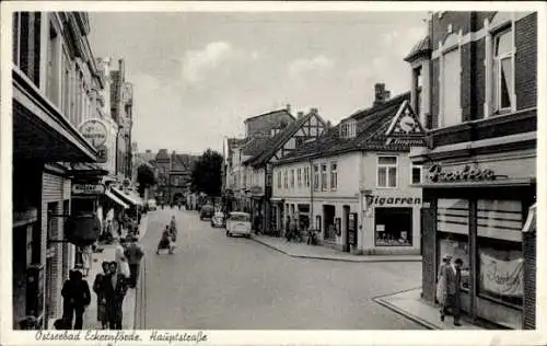 Ak Eckernförde Ostsee, Zigarrenladen, Hauptstraße