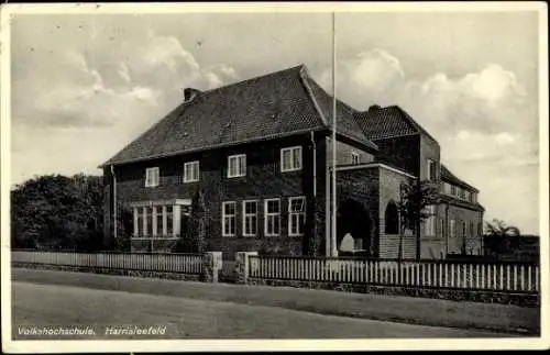 Ak Harrisleefeld Harrislee in Schleswig Holstein, Volkshochschule