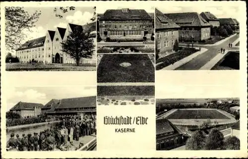 Ak Glückstadt an der Elbe, Kaserne