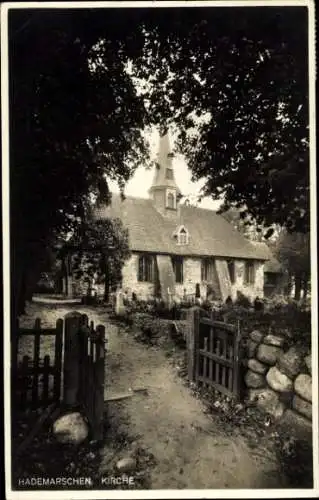 Ak Hademarschen in Holstein, Kirche