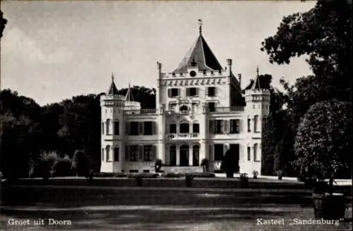 Ak Doorn Utrecht Niederlande, Schloss Sandenburg