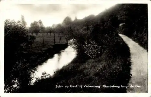 Ak Valkenburg aan de Geul Limburg Niederlande, Wandelweg langs de Geul