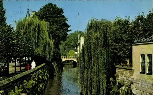 Ak Valkenburg Limburg Niederlande, Teilansicht, Geul