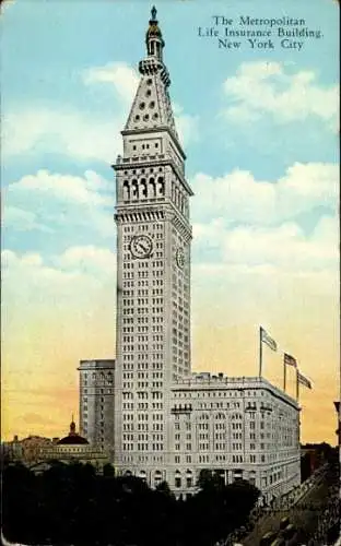 Ak New York City USA, Metropolitan Life Insurance Building