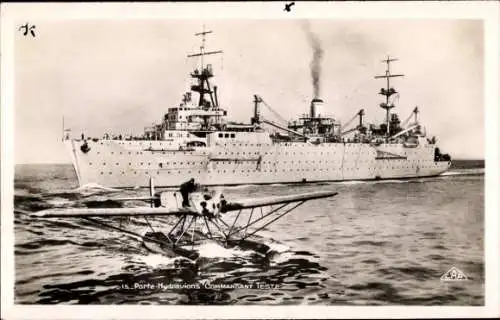 Ak Französisches Kriegsschiff Commandant Teste