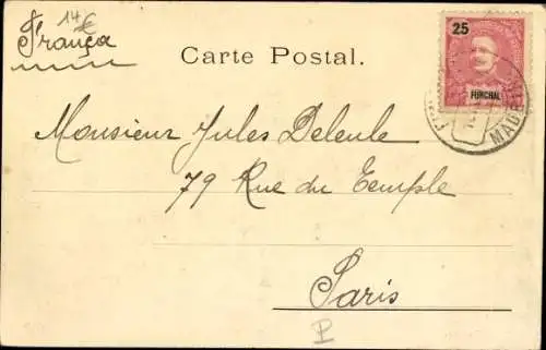 Ak Funchal Insel Madeira Portugal, Kirche