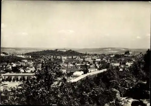 Ak Brno Brünn Südmähren, Gesamtansicht, Burg