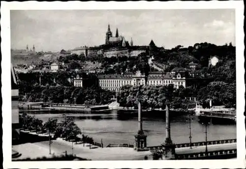 Ak Praha Prag Tschechien, Cech-Brücke