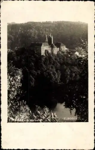 Ak Loket Elbogen Region Königgrätz, Burg Elbogen, Gesamtansicht