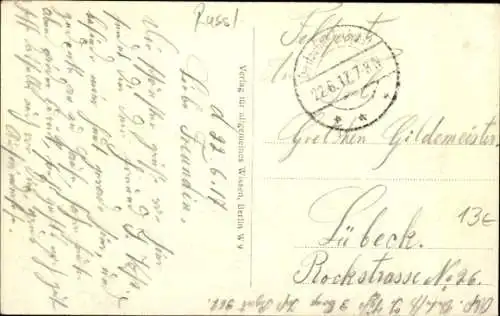 Ak Brest Litowsk Weißrussland, Russische Luftschiffhalle