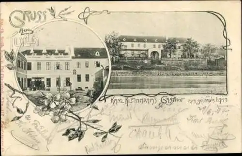 Ak Tulln an der Donau Niederösterreich, Gasthof zum goldenen Lamm