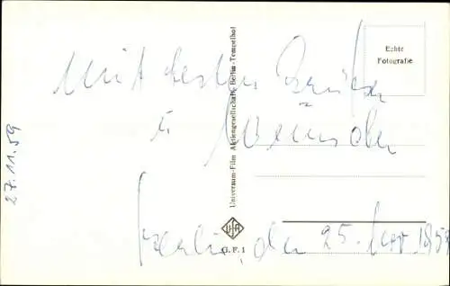 Ak Schauspielerin Gisela Fackeldey, Portrait, Autogramm