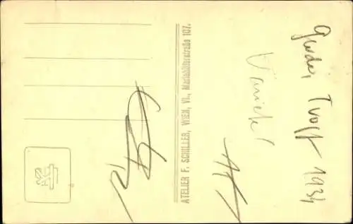 Foto Ak Portrait einer Variete Künstlerin, Autogramm, 1934