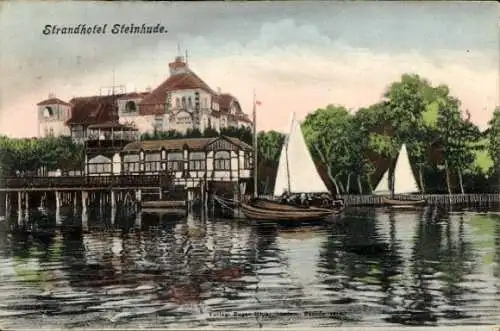 Ak Steinhude Wunstorf in Niedersachsen, Strandhotel