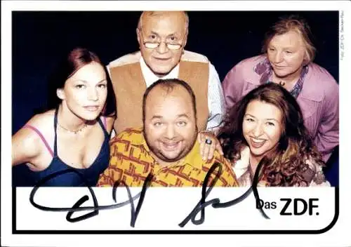 Ak Schauspieler Dirk Bach, Portrait, Autogramm, Serie Lukas