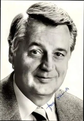 Ak Schauspieler Horst Drinda, DDR Fernsehen, Portrait, Autogramm