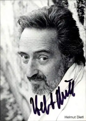 Ak Schauspieler Helmut Dietl, Portrait, Autogramm