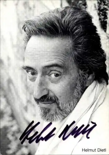 Ak Schauspieler Helmut Dietl, Portrait, Autogramm