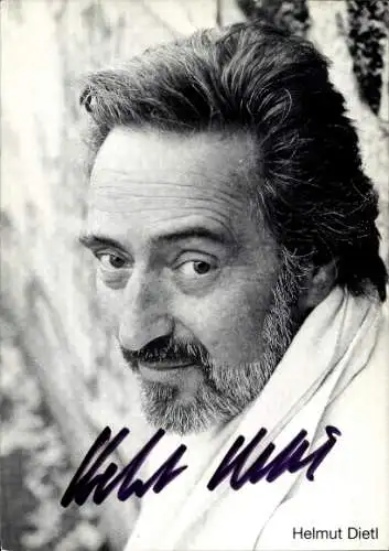 Ak Schauspieler Helmut Dietl, Portrait, Autogramm