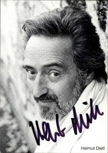 Ak Schauspieler Helmut Dietl, Portrait, Autogramm