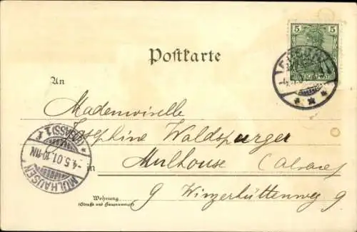 Litho Bitche Bitsch Lothringen Moselle, Freidenberger Hof, Preußenstein, Strassburger Tor