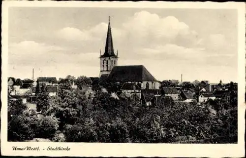 Ak Unna in Westfalen, Stadtkirche