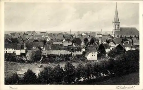 Ak Unna in Westfalen, Totalansicht