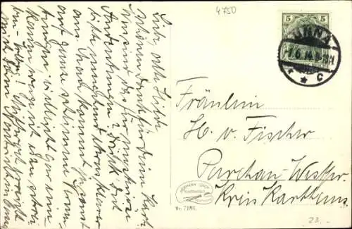 Ak Unna in Westfalen, Bornekampstraße