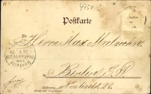 Ak Unna in Westfalen, Evangelische Kirche