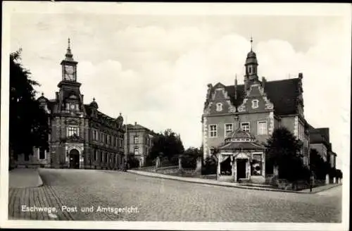 Ak Eschwege an der Werra Hessen, Post, Amtsgericht