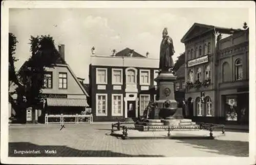 Ak Burgsteinfurt Steinfurt im Münsterland, Markt