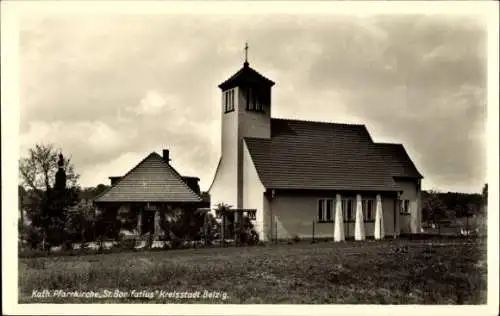 Ak Bad Belzig in der Mark, Katholische Pfarrkirche St. Bonifatius