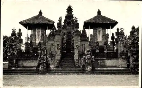 Foto Ak Asien, Tempel, Freitreppen, Religion