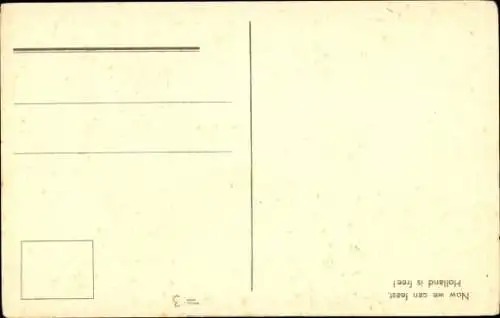 Künstler Ak Steen, Jetzt können wir genießen, das freie Holland feiert