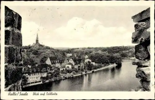 Ak Kröllwitz Cröllwitz Halle an der Saale, Gesamtansicht